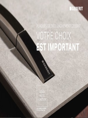 Votre choix est important. Plaques de déclenchement Geberit Votre choix est important. Plaques de déclenchement Geberit