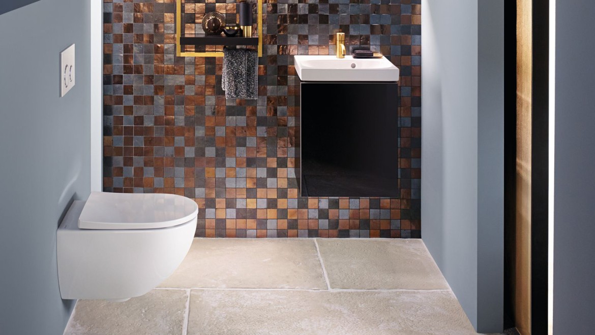 Wall-hung WC for harmonious bathroom design