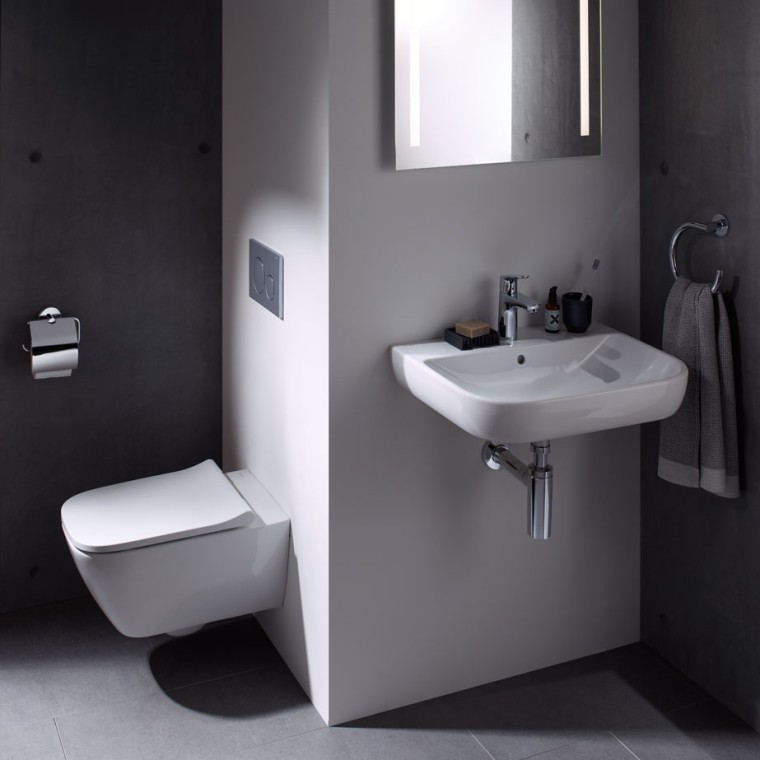 Space-saving WC ceramic appliance Space-saving WC ceramic appliance