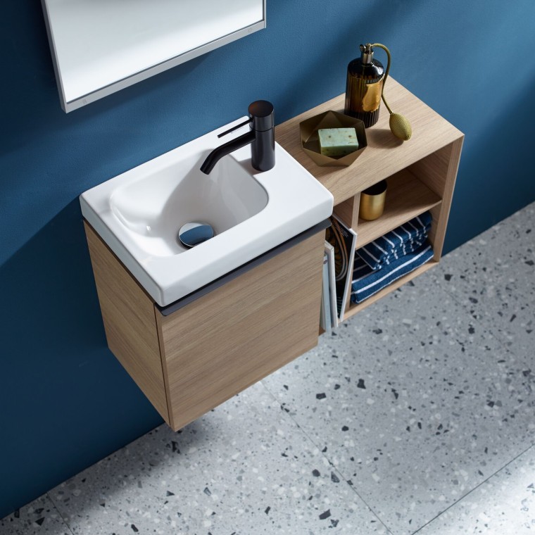 Geberit iCon bathroom sink with cabinet for the guest bathroom Geberit iCon bathroom sink with cabinet for the guest bathroom