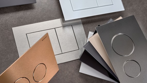 Flush plates in the Sigma40 range Flush plates in the Sigma40 range