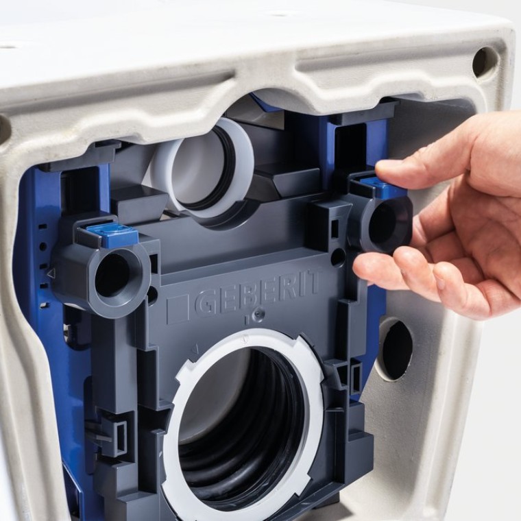 Geberit ONE WC with an integrated capacity for adjusting the height Geberit ONE WC with an integrated capacity for adjusting the height