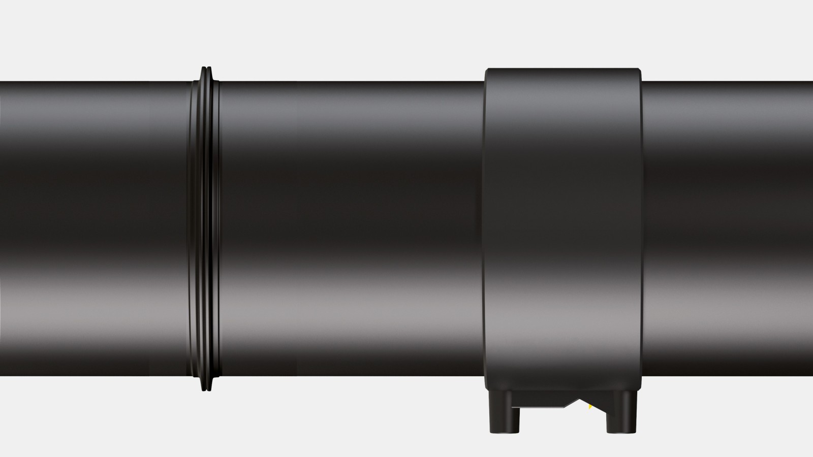 PE pipe for discharge pipes, roof drainage and other applications