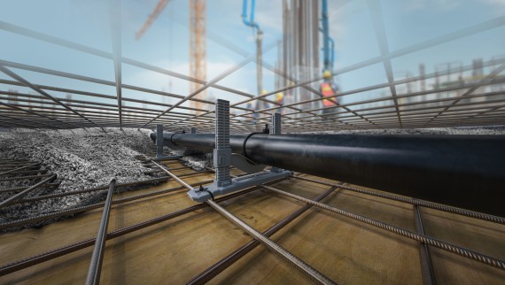 More information about the Geberit cast-in concrete bracket