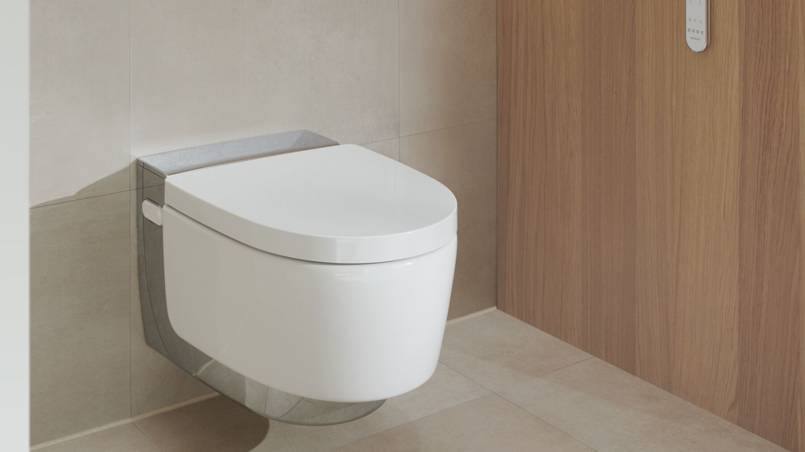 The AquaClean Mera shower toilet gently cleans your intimate area with water. The AquaClean Mera shower toilet gently cleans your intimate area with water.