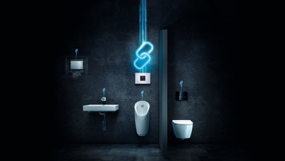 Operating sanitary rooms economically with Geberit Connect