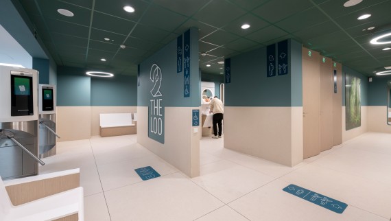 Typical design of a 2theloo toilet suite