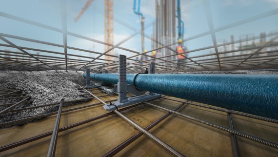 Use of Geberit Silent-db20 in concrete slabs with the cast-in concrete bracket Use of Geberit Silent-db20 in concrete slabs with the cast-in concrete bracket