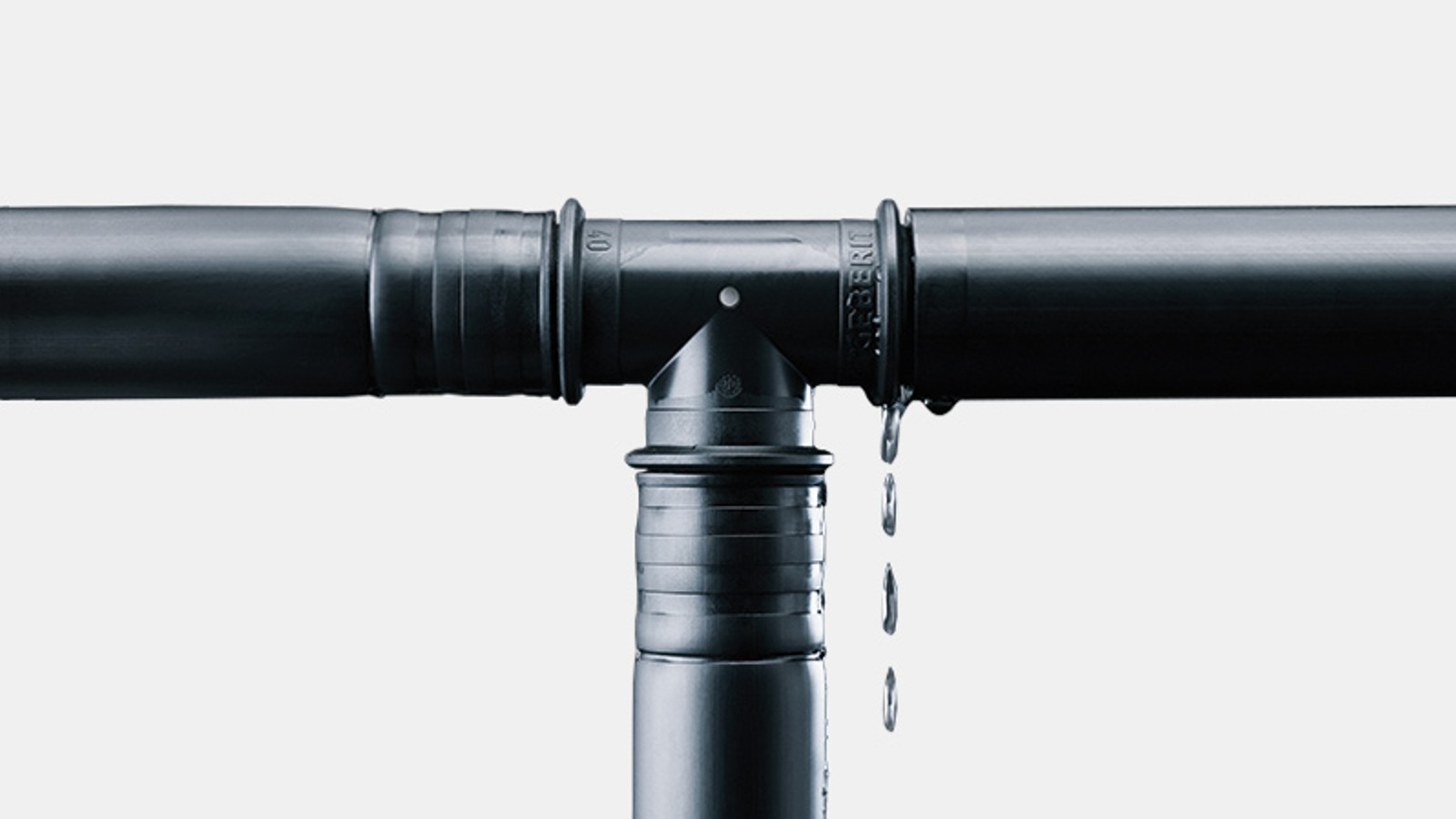 Unpressed Geberit Mepla fittings can be easily identified during the pressure test