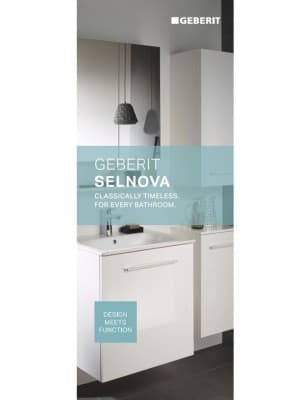 Geberit Selnova. Classically timeless, for every bathroom. Geberit Selnova. Classically timeless, for every bathroom.