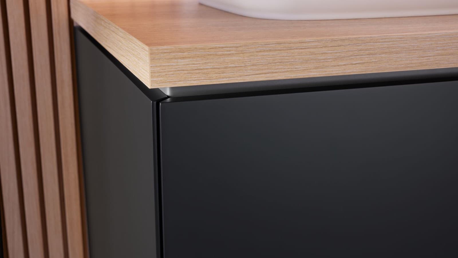 Geberit ONE vanity unit in matt black Geberit ONE vanity unit in matt black