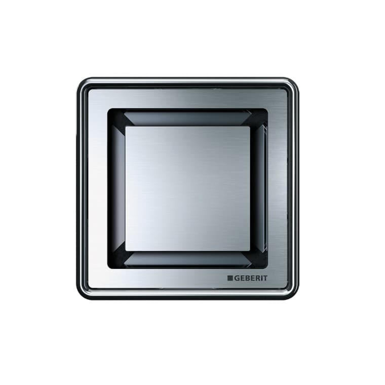 The design cover for Geberit CleanPoint in a square version. The design cover for Geberit CleanPoint in a square version.