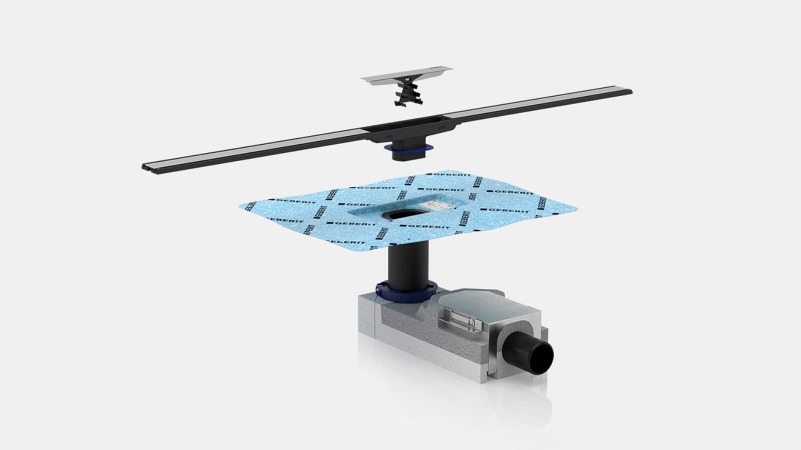 Installation set for the Geberit CleanLine series Installation set for the Geberit CleanLine series