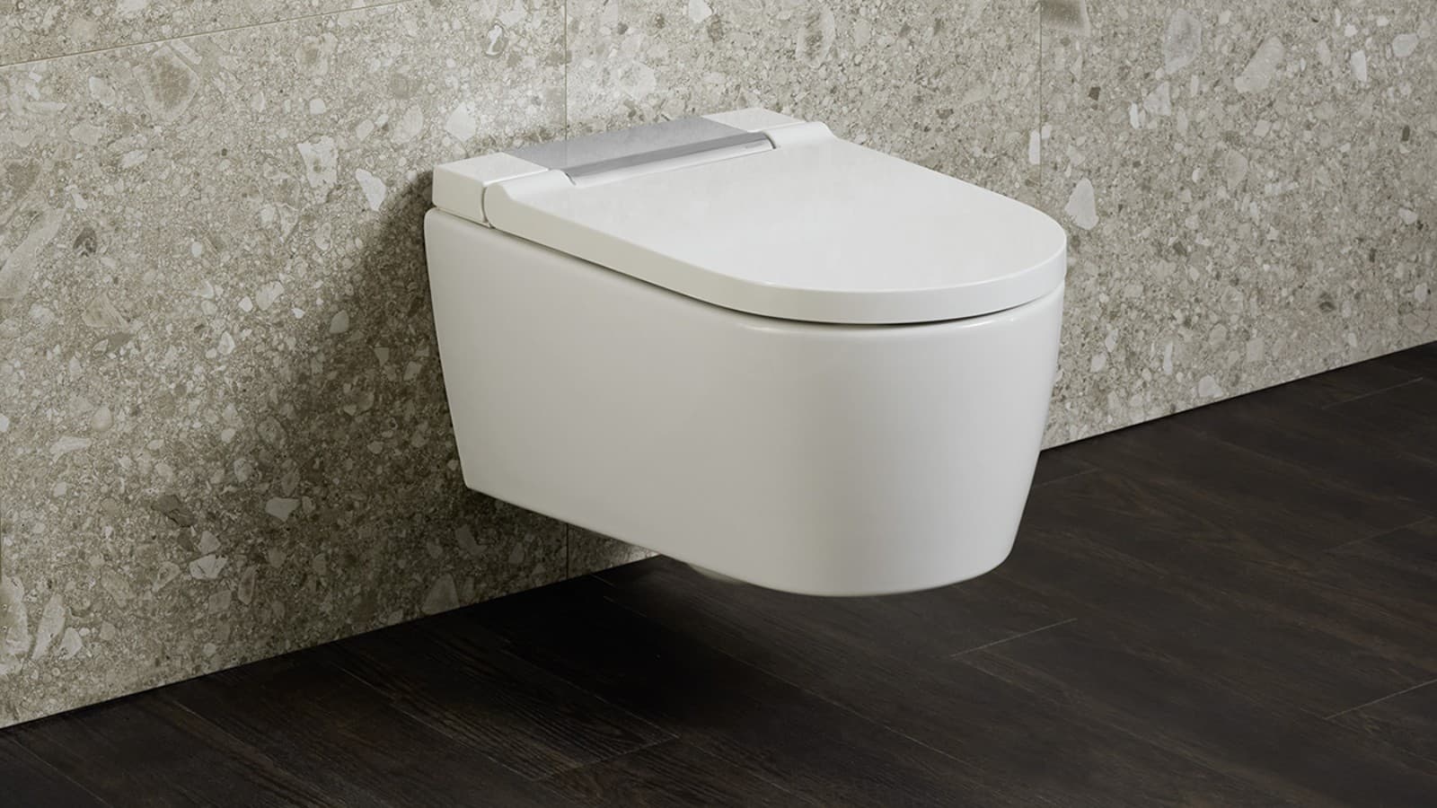 The Geberit AquaClean Sela is purist and elegant. The Geberit AquaClean Sela is purist and elegant.