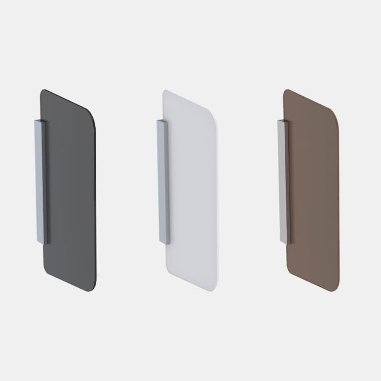 Geberit urinal divisions made of glass Geberit urinal divisions made of glass