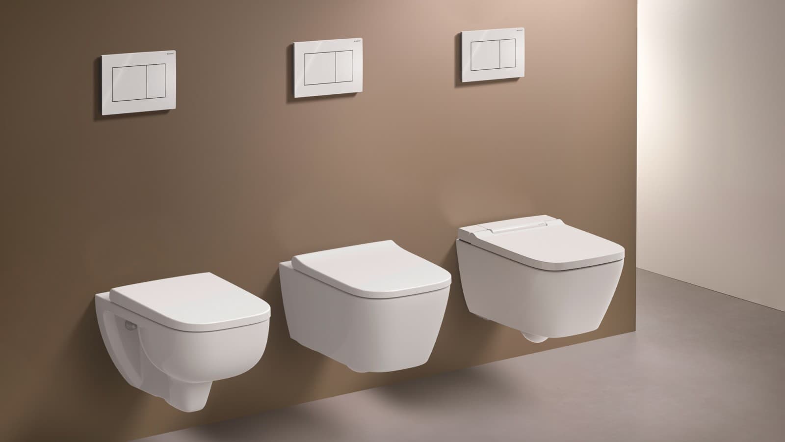 TurboFlush technology for WCs with square designs in all price segments TurboFlush technology for WCs with square designs in all price segments