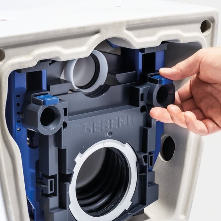 Geberit ONE WC with an integrated capacity for adjusting the height Geberit ONE WC with an integrated capacity for adjusting the height