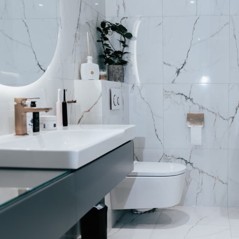 Renovated bathroom Renovated bathroom