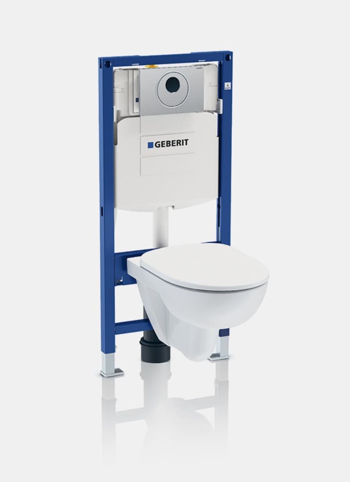 Touchless flush with Geberit flushing cistern Touchless flush with Geberit flushing cistern
