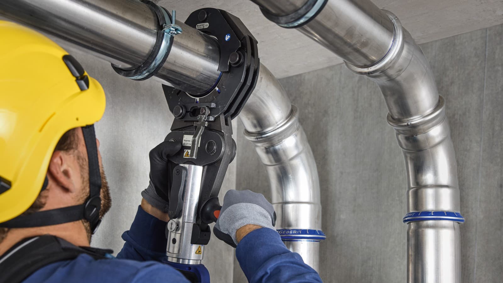 Press connections are quick, easy and clean to install