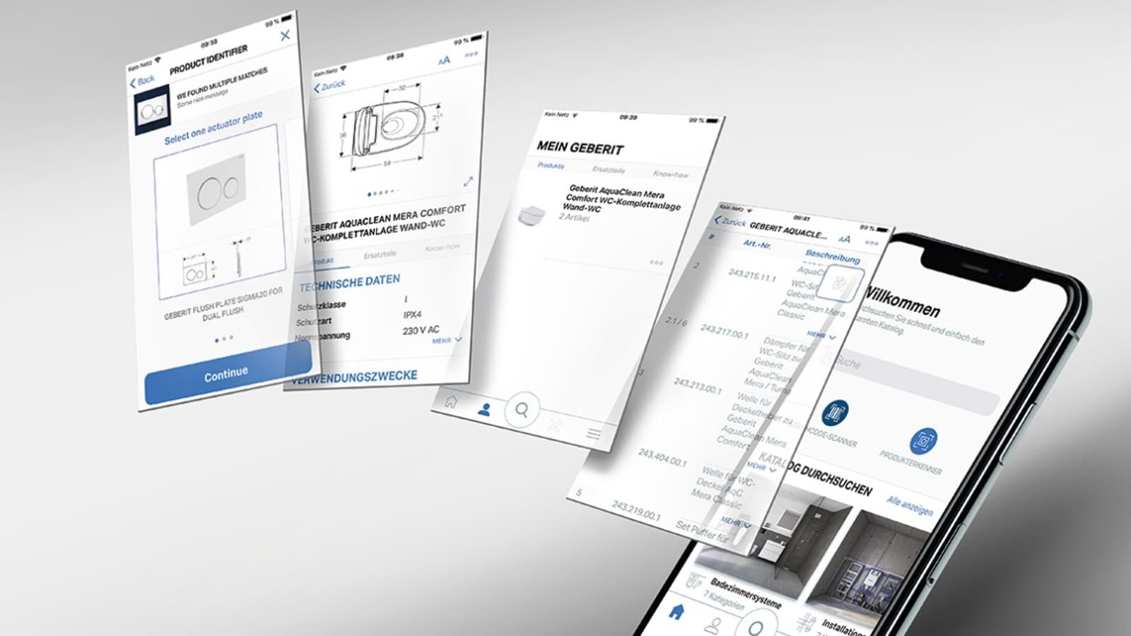 Planning a bathroom with the Geberit Pro App Planning a bathroom with the Geberit Pro App
