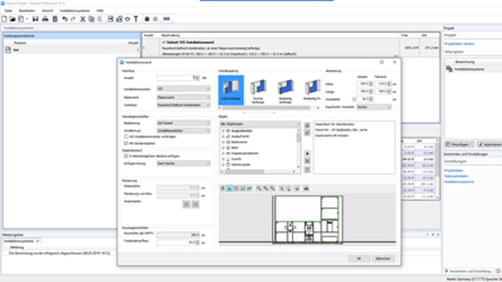 Geberit ProPlanner for installation systems Geberit ProPlanner for installation systems