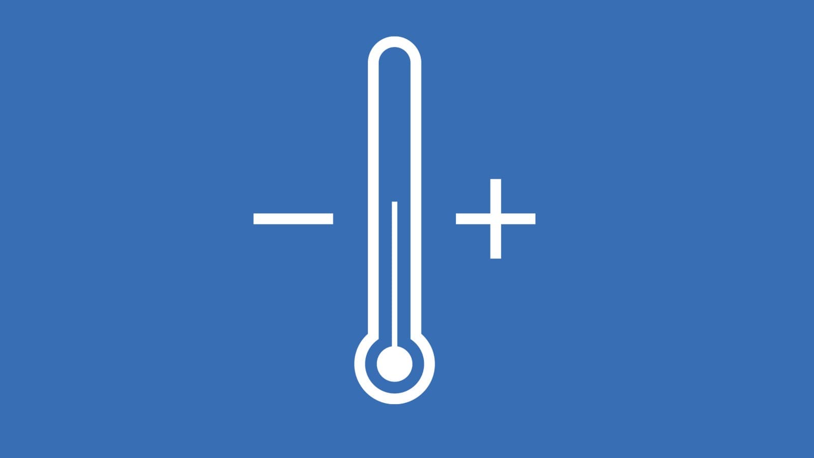 Temperature flush illustration Temperature flush illustration