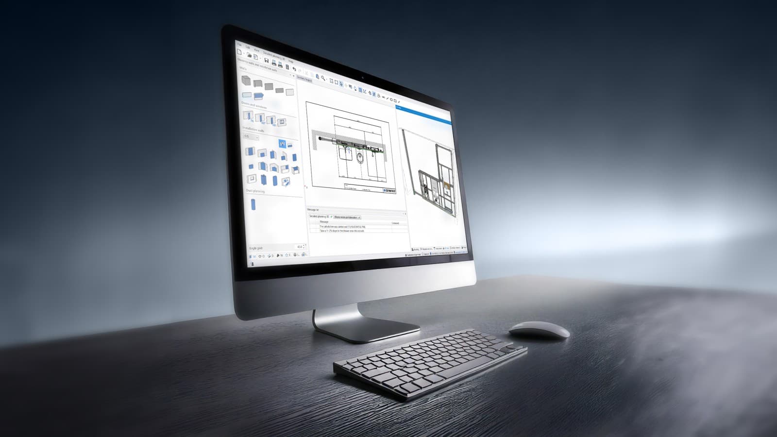Geberit ProPlanner enables quick, easy and efficient planning of sanitary installation Geberit ProPlanner enables quick, easy and efficient planning of sanitary installation